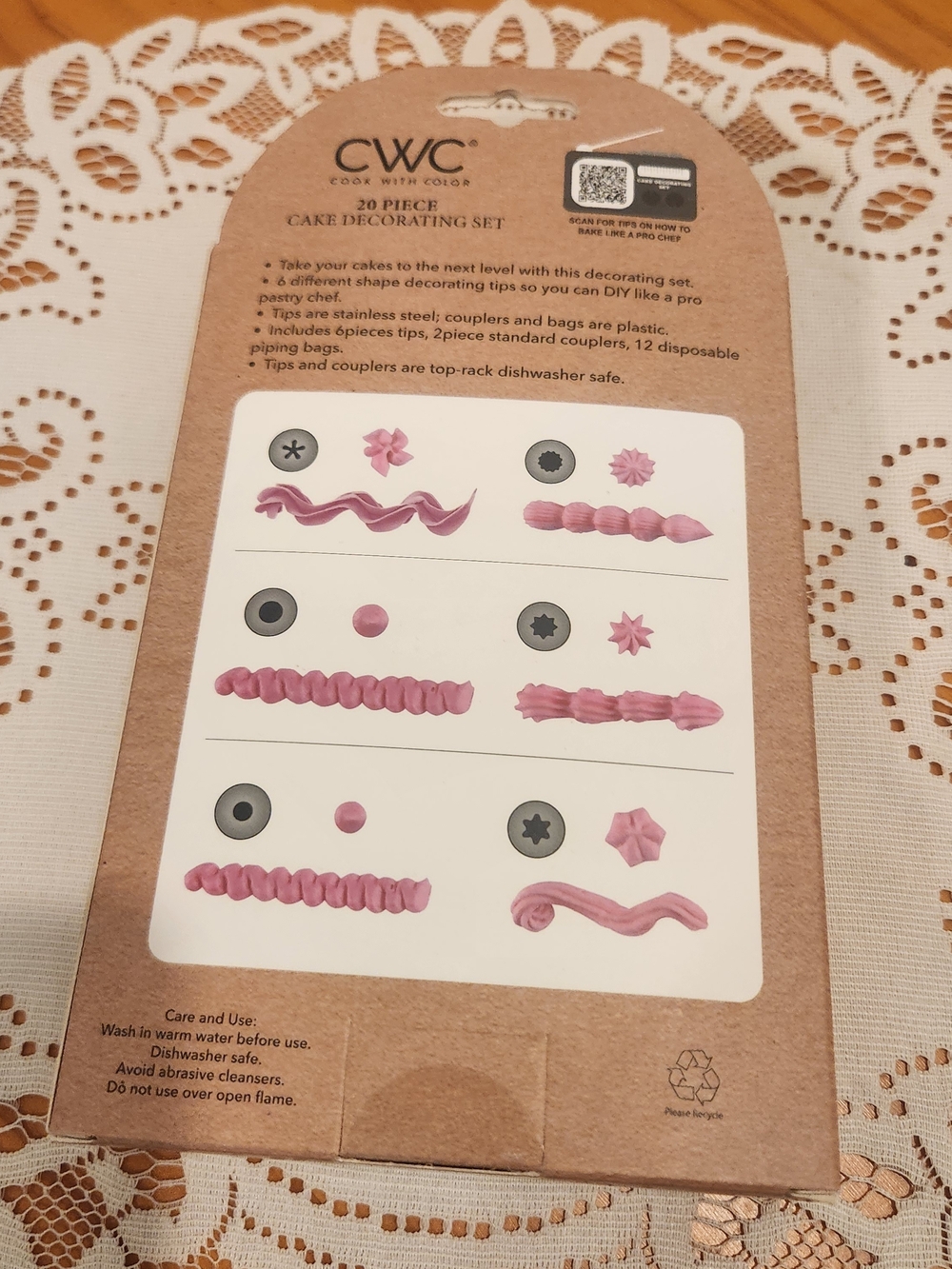 CWC 20 Piece Cake Decorating Set NEW IN PACKAGE - Picture 4 of 6